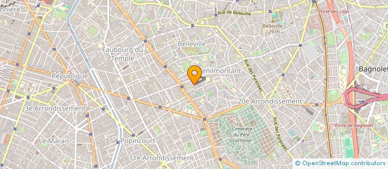 localisation de l'entreprise FOR.K  PARIS