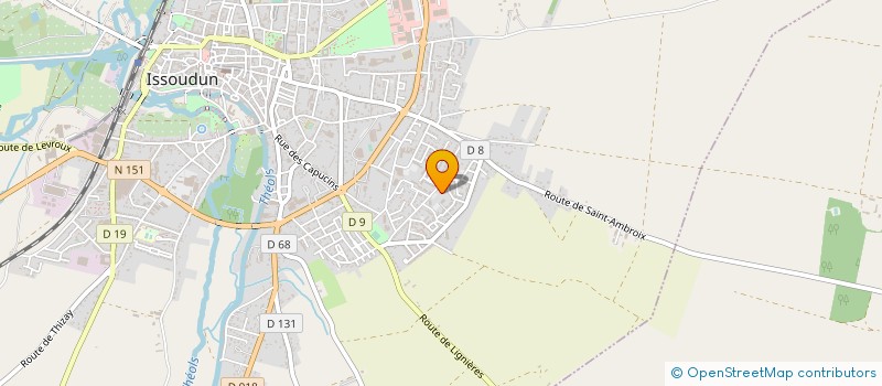 localisation de l'entreprise FOR KAYA à ISSOUDUN