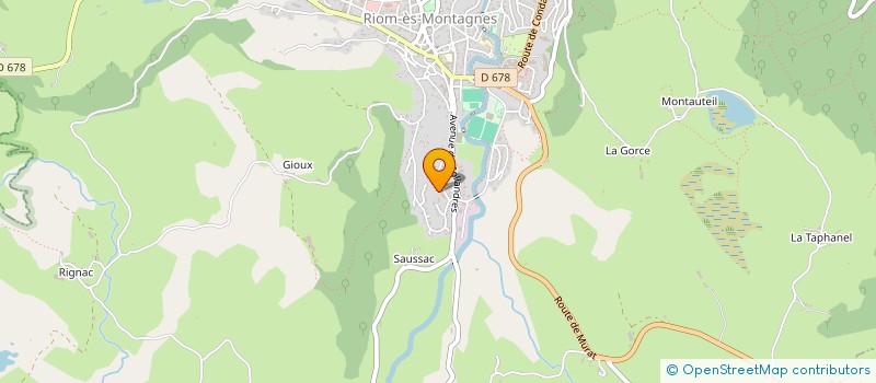 localisation de l'entreprise FOR MA WEED à RIOM-ES-MONTAGNES