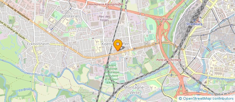 localisation de l'entreprise FOR'MISSION PRO à STRASBOURG