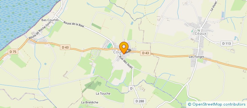 localisation de l'entreprise FOR REVEUR EDITIONS  COURTILS