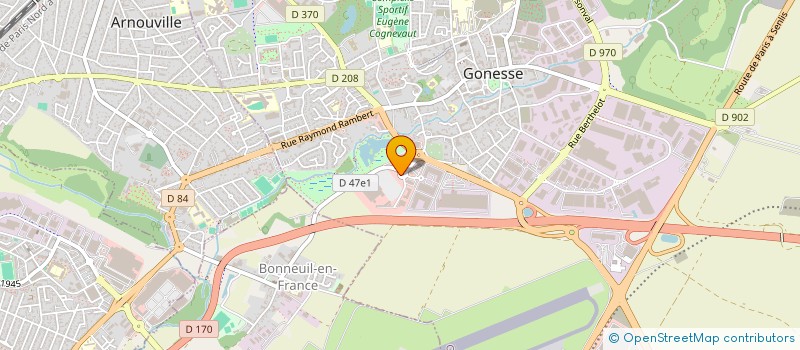 localisation de l'entreprise FOR'S SECURITY à GONESSE
