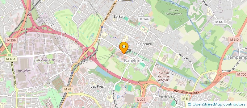 localisation de l'entreprise FOR TALENTS - FONDS DE DOTATION  VILLENEUVE-D'ASCQ