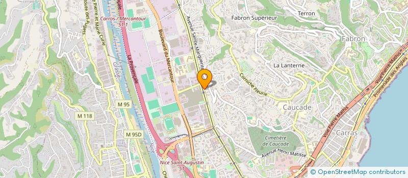 localisation de l'entreprise FOR TAX'IN à NICE