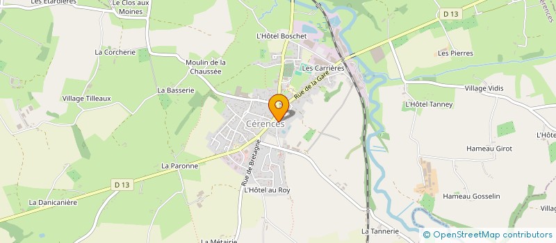 localisation de l'entreprise FOR.TE  CERENCES