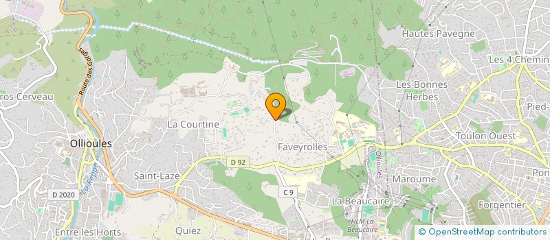 localisation de l'entreprise FOR TEAM 25 à LA SEYNE-SUR-MER