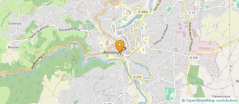 localisation de l'entreprise FOR THE VERITY POUR LA VERITE à ANNONAY