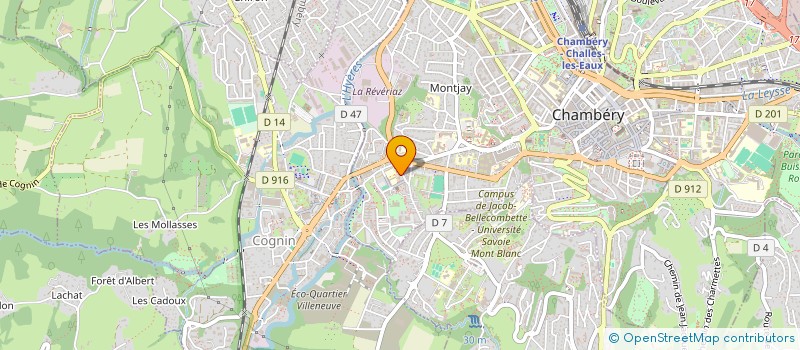 localisation de l'entreprise FOR YOU SERVICES  CHAMBERY