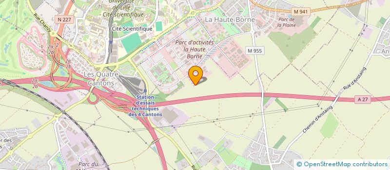 localisation de l'entreprise FORA FORMATION à SAINGHIN-EN-MELANTOIS