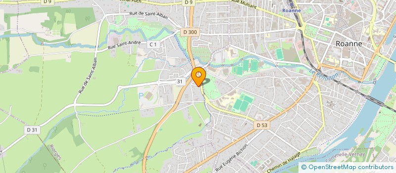 localisation de l'entreprise FORA'TEX à RIORGES