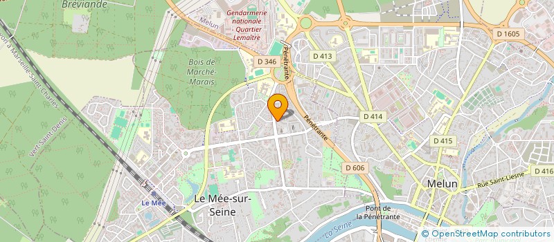 localisation de l'entreprise FORABAT à LE MEE-SUR-SEINE
