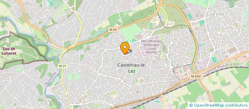 localisation de l'entreprise FORACT à CASTELNAU-LE-LEZ