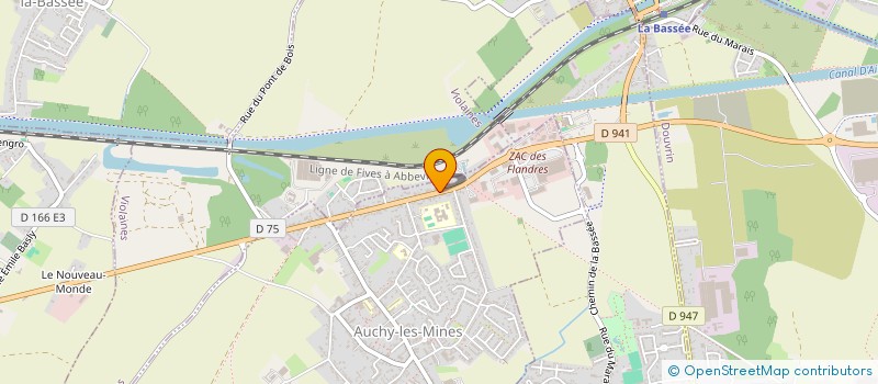 localisation de l'entreprise FORADIS SARL à AUCHY-LES-MINES