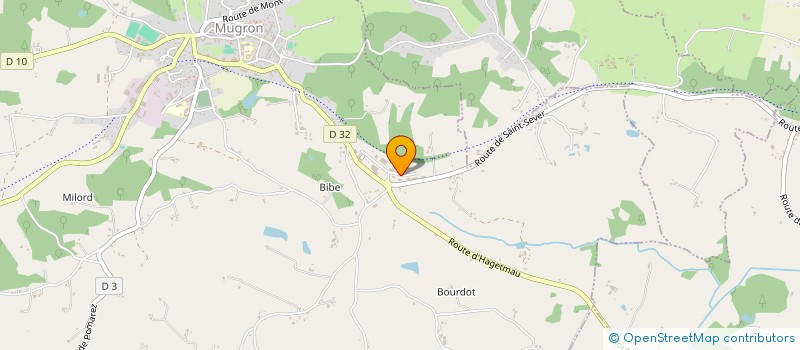 localisation de l'entreprise FORADOUR SA à MUGRON