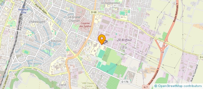 localisation de l'entreprise FORAGE à VALENCE