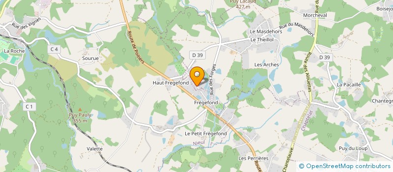 localisation de l'entreprise FORAGE CAROTTAGE SCIAGE BETON SAS à BONNAC-LA-COTE
