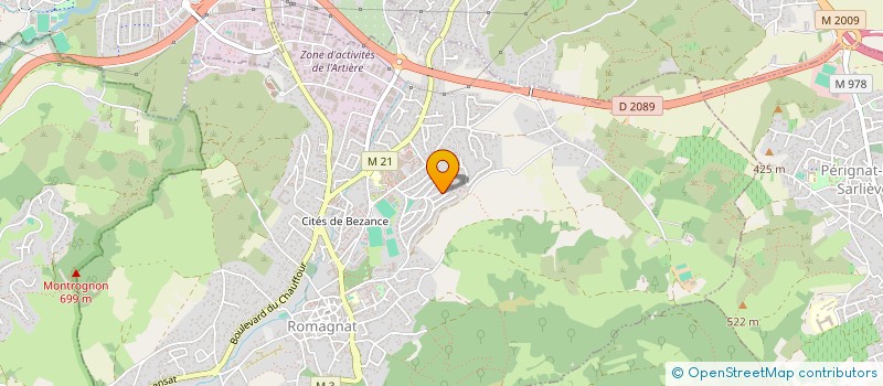 localisation de l'entreprise FORAGE DIAGNOSTIC ENVIRONNEMENT  ROMAGNAT