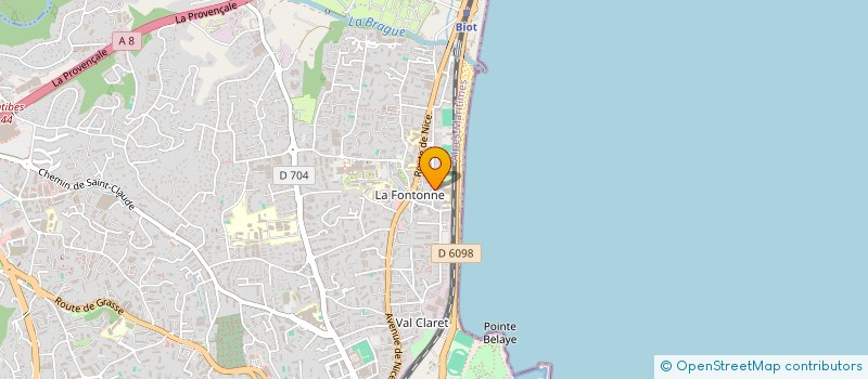 localisation de l'entreprise FORAGE DU MIDI  ANTIBES