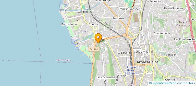 localisation de l'entreprise FORAGE ET GEOTHERMIE  AIX-LES-BAINS
