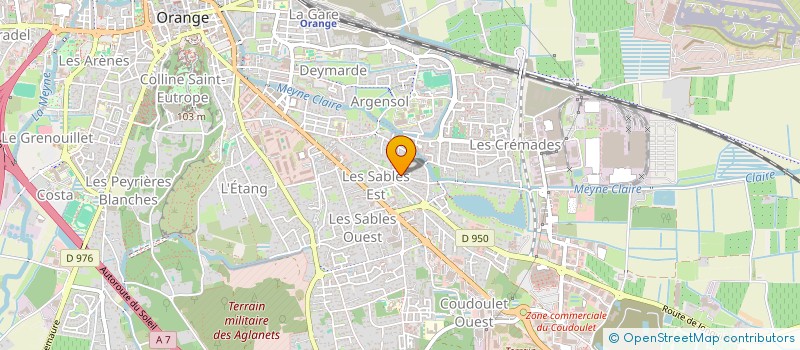 localisation de l'entreprise FORAGE FORISSIER à ORANGE