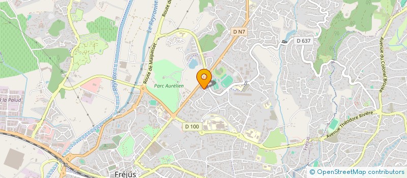 localisation de l'entreprise FORAGE PERRONI à FREJUS