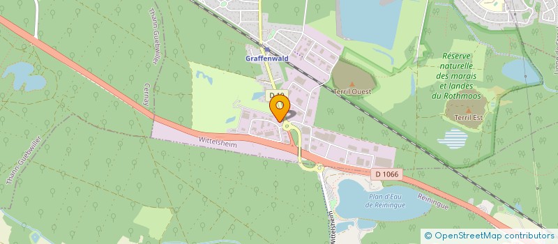 localisation de l'entreprise FORALEST-MAURUTTO  WITTELSHEIM