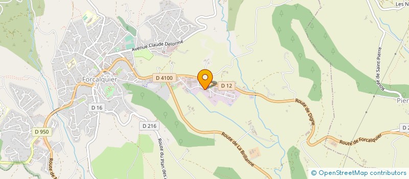 localisation de l'entreprise FORALP à FORCALQUIER