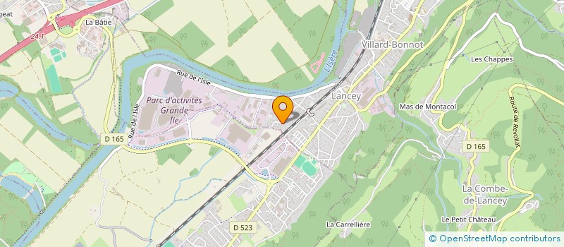 localisation de l'entreprise FORALPES INVESTISSEMENTS  VILLARD-BONNOT