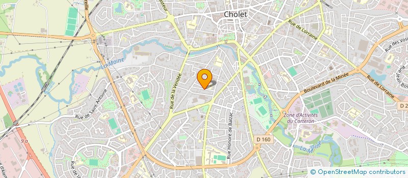 localisation de l'entreprise FORANCEL à CHOLET