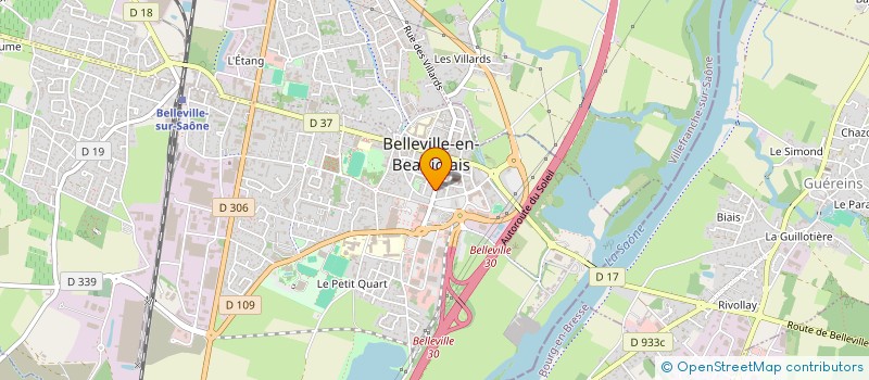localisation de l'entreprise FORAY DAVID  BELLEVILLE-EN-BEAUJOLAIS