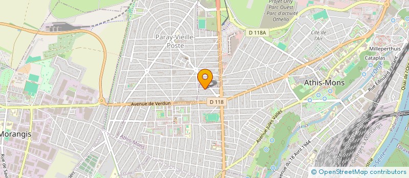 localisation de l'entreprise FORAZI MOTORS à ATHIS-MONS