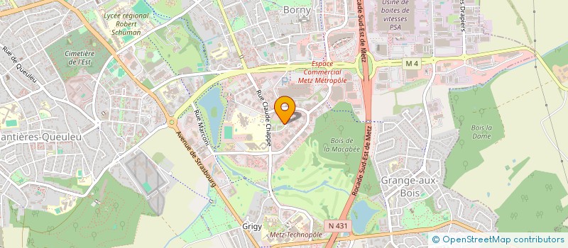 localisation de l'entreprise FORBA  FLEVY