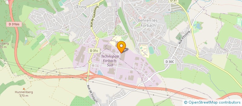 localisation de l'entreprise FORBACH CERAMICS  BEHREN-LES-FORBACH