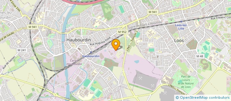 localisation de l'entreprise FORBAT  HAUBOURDIN