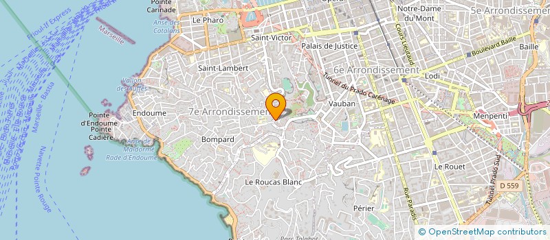 localisation de l'entreprise FORBEES COMPAGNIE GENERALE DE PARTICIPATION à MARSEILLE