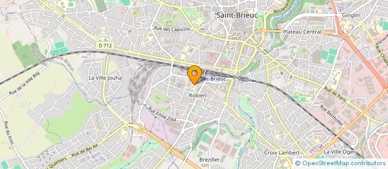 localisation de l'entreprise FORBI à SAINT-BRIEUC