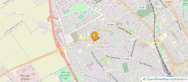 localisation de l'entreprise FORBIDDEN EDITIONS  LES NOES-PRES-TROYES