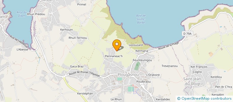 localisation de l'entreprise FORBIN  GUICLAN