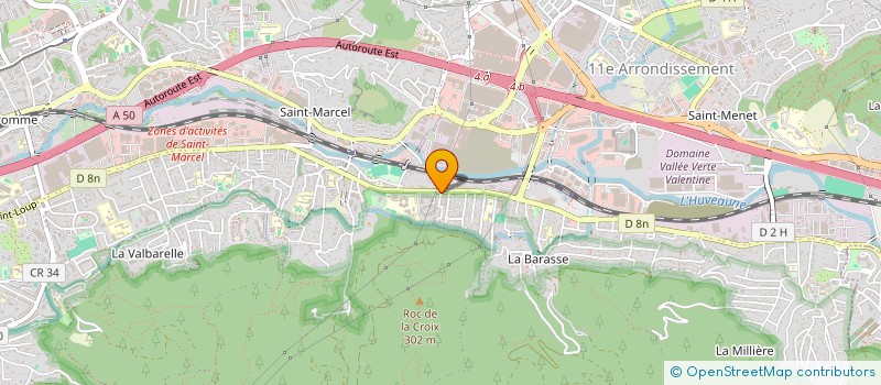 localisation de l'entreprise FORBIN PIECES AUTO  MARSEILLE