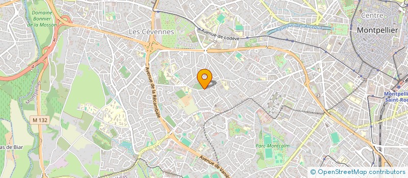 localisation de l'entreprise FORBIO à MONTPELLIER