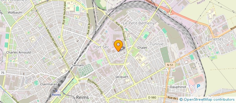 localisation de l'entreprise FORBO REIMS  REIMS