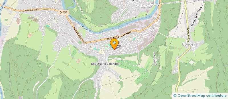 localisation de l'entreprise FORCA  MANDEURE