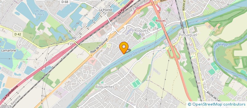 localisation de l'entreprise FORCA REAL  ROQUES