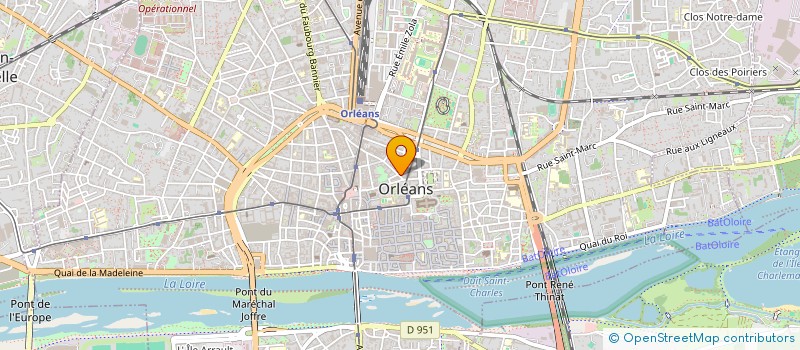 localisation de l'entreprise FORCE 12 SECURITE à ORLEANS