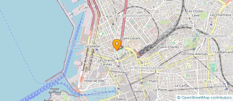 localisation de l'entreprise FORCE 13 à MARSEILLE