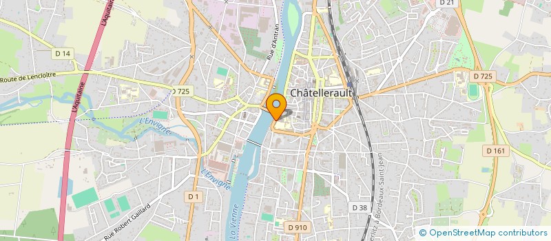 localisation de l'entreprise FORCE 2000 à CHATELLERAULT