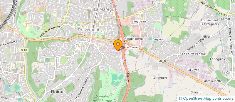 localisation de l'entreprise FORCE 2V à FLOIRAC