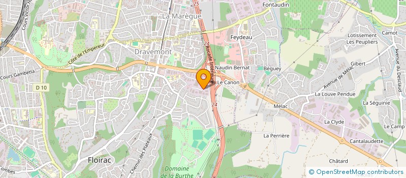 localisation de l'entreprise FORCE 2V MC  FLOIRAC