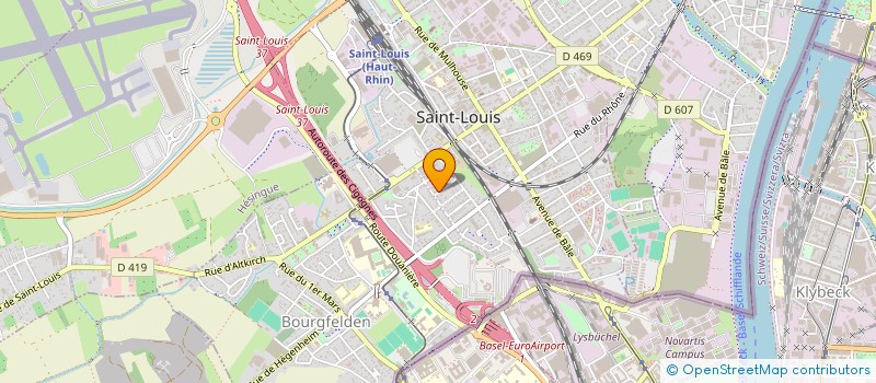 localisation de l'entreprise FORCE 3  SAINT-LOUIS