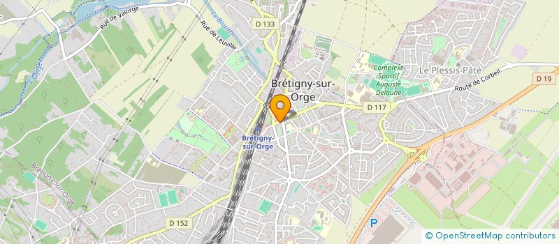 localisation de l'entreprise FORCE 4  BRETIGNY-SUR-ORGE